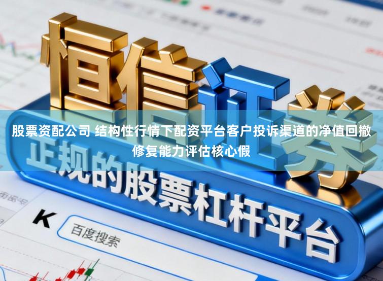 股票资配公司 结构性行情下配资平台客户投诉渠道的净值回撤修复能力评估核心假